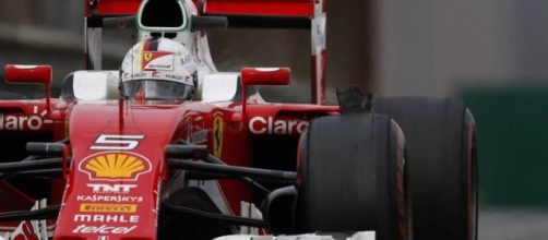 Sebastian Vettel deluso per il quarto posto in griglia.