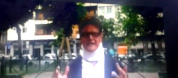 Aristide subito dopo l'aggressione Aristide subito dopo l'aggressione