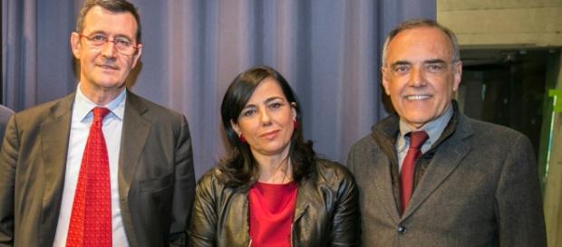Da sinistra: Dario Troiano, Antonella Frontani e Alberto Barbera Da sinistra: Dario Troiano, Antonella Frontani e Alberto Barbera