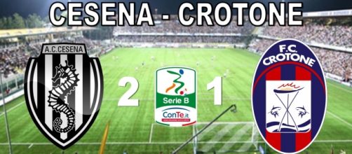 Cesena Crotone finisce 2-1 per i romagnoli