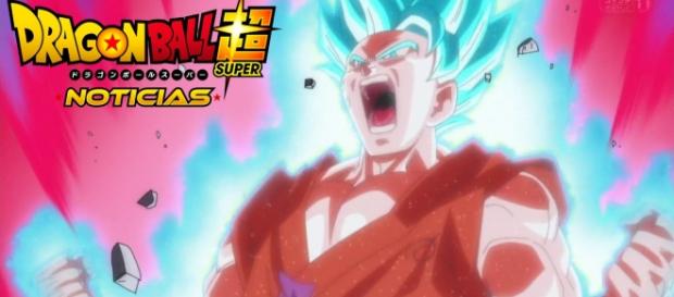 Goku utilizando el Kaio Ken con el super saiyajin Blue Goku utilizando el Kaio Ken con el super saiyajin Blue