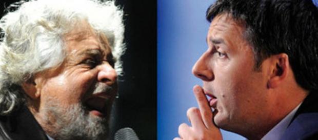 Le dichiarazioni di Matteo Renzi e Beppe Grillo sui risultati del referendum Le dichiarazioni di Matteo Renzi e Beppe Grillo sui risultati del referendum