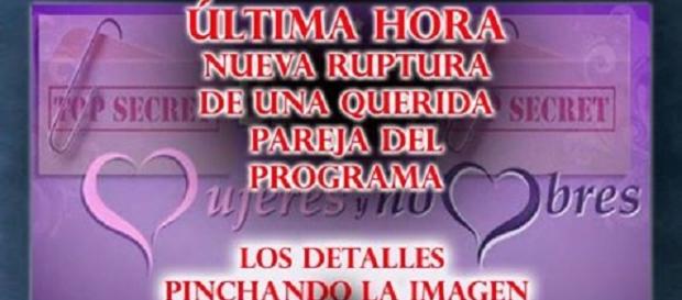 Nueva ruptura en Mujeres y hombres y viceversa Nueva ruptura en Mujeres y hombres y viceversa