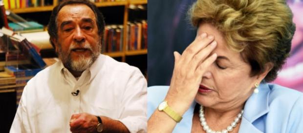Fernando Morais e Dilma Rousseff - Foto/Montagem Fernando Morais e Dilma Rousseff - Foto/Montagem