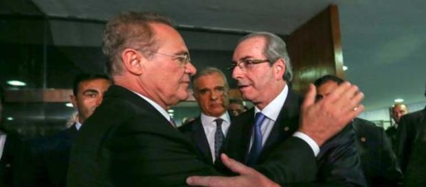 Renan Calheiros e Eduardo Cunha Renan Calheiros e Eduardo Cunha