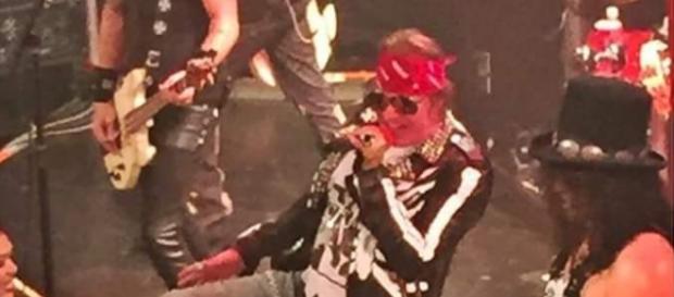 Axl Rose y Slash volvieron a compartir un escenario Axl Rose y Slash volvieron a compartir un escenario