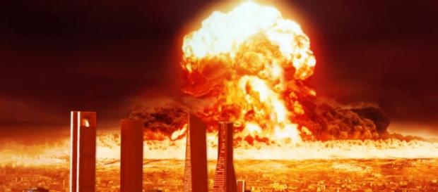 Explosión nuclear futurible en alguna capital del mundo Explosión nuclear futurible en alguna capital del mundo