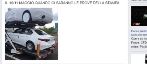 Immagine tratta dalla pagina Facebook 'Alfa Romeo Project 952'