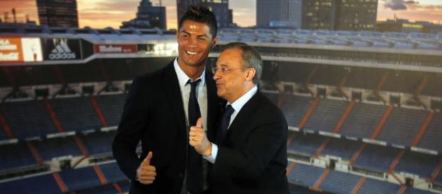 Florentino Pérez y Cristiano Ronaldo Florentino Pérez y Cristiano Ronaldo
