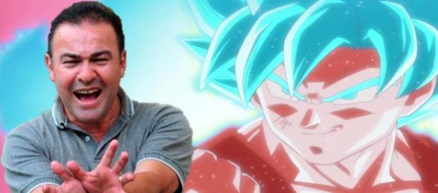 Mario Castañeda como Gokú en DBS Mario Castañeda como Gokú en DBS