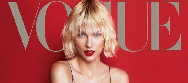 Taylo Swift con en la revista Vogue con su nuevo look Taylo Swift con en la revista Vogue con su nuevo look