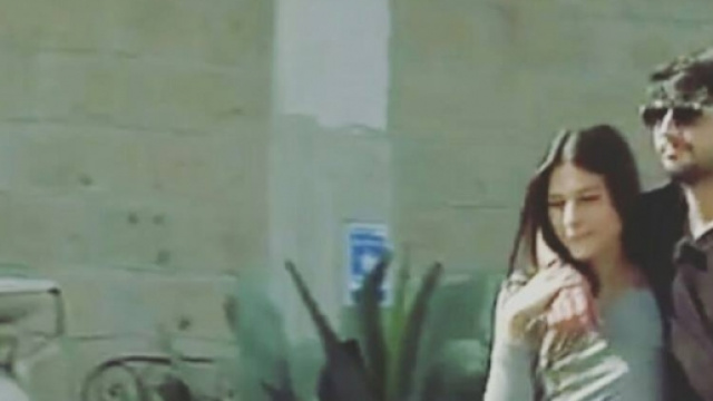 Ludovica e Fabio nei pressi di Caserta