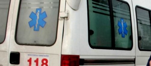 Ambulanza in un servizio di soccorso