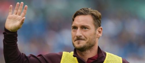 Il capitano della Roma Francesco Totti