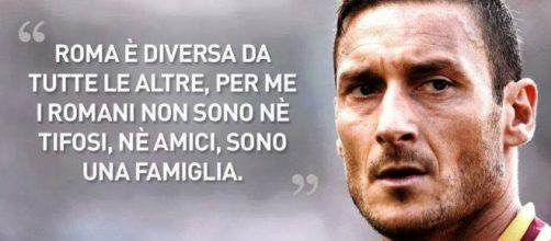 Il totem giallorosso Francesco Totti