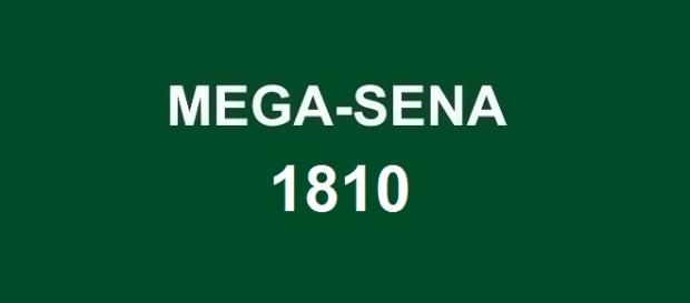 Mega-Sena 1810; Sorteado prêmio de R$ 90 milhões. Mega-Sena 1810; Sorteado prêmio de R$ 90 milhões.