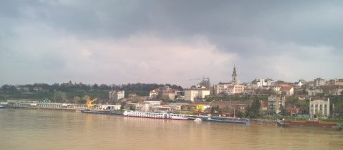 Foto panoramica di Belgrado,Serbia
