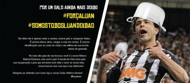 Luan sofreu lesão no joelho e passou por cirurgia. Luan sofreu lesão no joelho e passou por cirurgia.