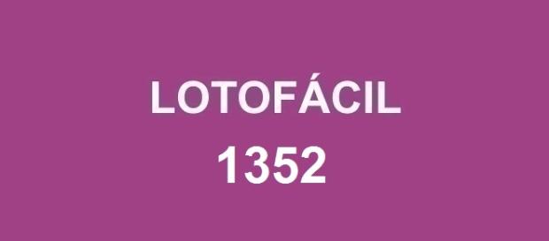 Prêmio de R$ 1,7 milhão. Sorteio Lotofácil 1352. Prêmio de R$ 1,7 milhão. Sorteio Lotofácil 1352.