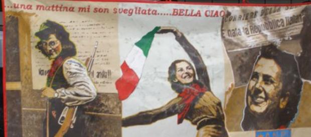 Un immagine simbolo delle donne e la Resistenza Un immagine simbolo delle donne e la Resistenza