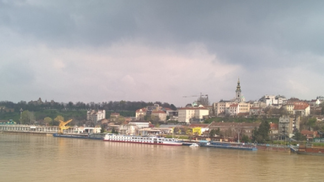 Foto panoramica di Belgrado,Serbia