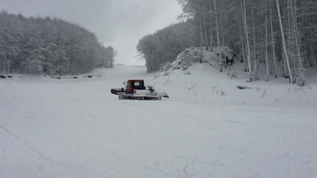 Neve d'Aprile sul Lago Laceno (AV)