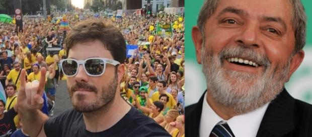 Danilo Gentili faz piada com briga política - Foto/Montagem Danilo Gentili faz piada com briga política - Foto/Montagem