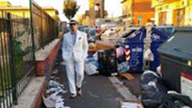Passeggiate romane in mezzo ai rifiuti