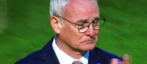 Claudio Ranieri, campione d'Inghilterra, con il Leicester