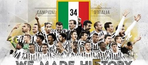 Quinto scudetto consecutivo per la Juve