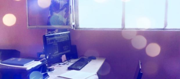 Espacio de trabajo de una freelance Espacio de trabajo de una freelance