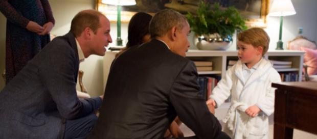 Il Royal baby incontra Barack Obama Il Royal baby incontra Barack Obama