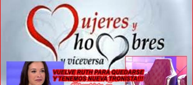 Ruth vuelve como tronista y tenemos nueva tronista! Ruth vuelve como tronista y tenemos nueva tronista!