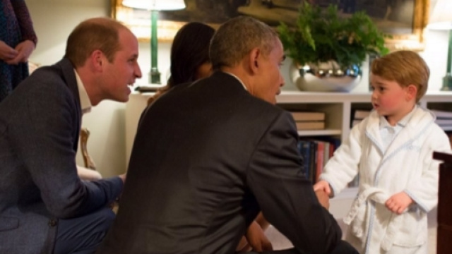 Il Royal baby incontra Barack Obama