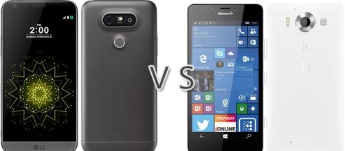 Confronto: LG G5 vs Microsoft Lumia 950