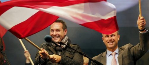Heinz-Christian Strache e Norbert Hofer, leader della destra austriaca