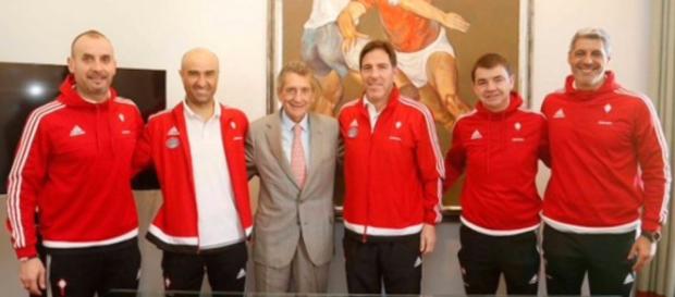 Berizzo y todo su equipo técnico renuevan un año más con el Celta Berizzo y todo su equipo técnico renuevan un año más con el Celta