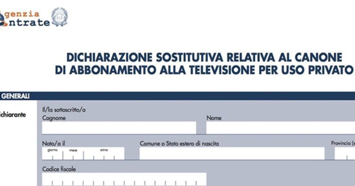 Canone Rai 2016: prorogata scadenza dichiarazione di non detenzione