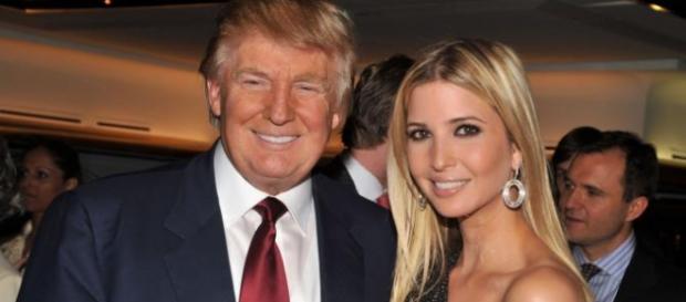 Donald Trump insieme alla figlia Ivanka Donald Trump insieme alla figlia Ivanka