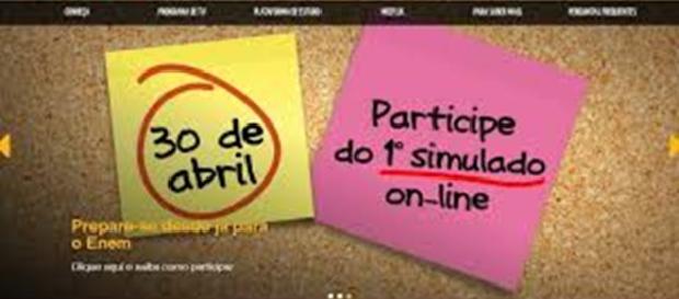 Hora do Enem disponibilizará primeiro simulado on-line Hora do Enem disponibilizará primeiro simulado on-line