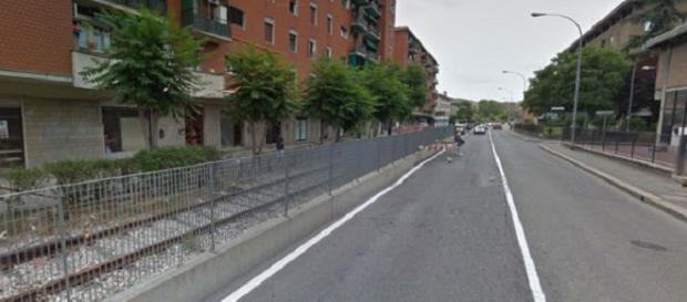 Via Ferrarese a Bologna, luogo dell'accaduto Via Ferrarese a Bologna, luogo dell'accaduto