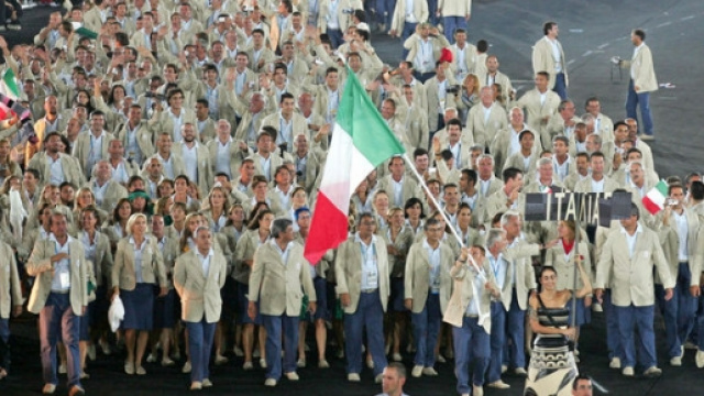 Il portabandiera italiano alle Olimpiadi