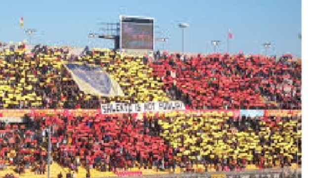 Un'immagine dello stadio "Via del mare" di Lecce.