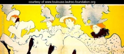 Uno dei lavori di Toulouse-Lautrec