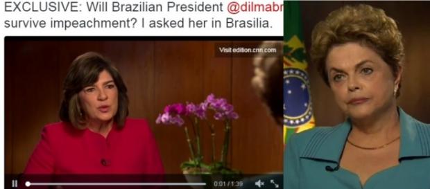 Âncora da CNN detona presidente Dilma - Foto/Montagem Âncora da CNN detona presidente Dilma - Foto/Montagem