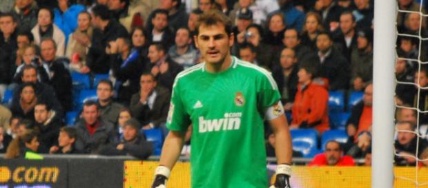 Iker Casillas con el Real Madrid Iker Casillas con el Real Madrid