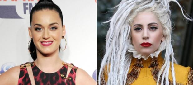 Katy Perry e Lady Gaga - 2016. Katy Perry e Lady Gaga - 2016.