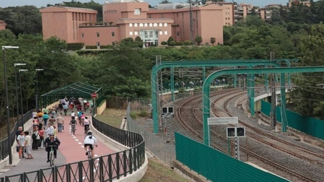 La pista ciclabile di Montemario