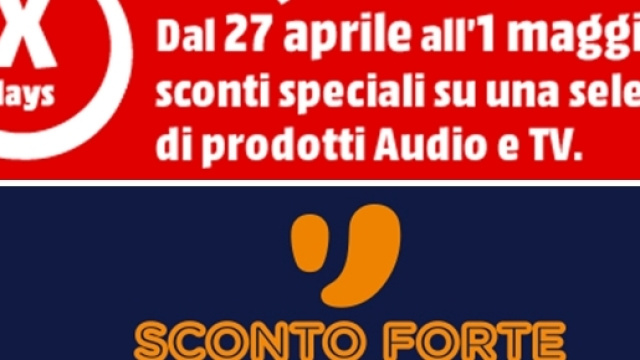 Nuove offerte MediaWorld e Unieuro.