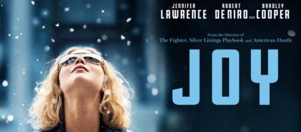 Joy, com Jennifer Lawrence, Robert de Niro e Bradley Cooper Joy, com Jennifer Lawrence, Robert de Niro e Bradley Cooper